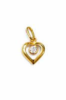 Charm Idee Preziose dal 1987 Woman in Yellow Gold Zircone IP.CHK18G/175